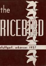 Stuttgart High School 1957 yearbook cover photo