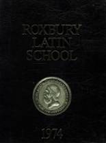 Roxbury Latin High School 1974 yearbook cover photo