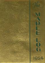 Maplewood Academy 1954 yearbook cover photo