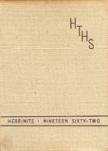 Herrin High School 1962 yearbook cover photo