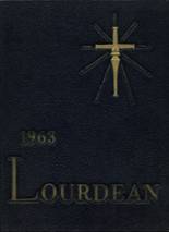 Our Lady of Lourdes High School 1963 yearbook cover photo