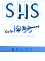 Sheridan High School 1988 yearbook cover photo