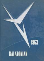 Balaton High School 1963 yearbook cover photo