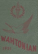Washington Township High School 1951 yearbook cover photo