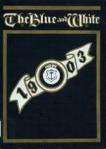 Hope High School 1903 yearbook cover photo