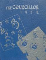 Council Grove High School 1939 yearbook cover photo