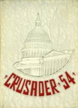 Chicago Christian High School 1954 yearbook cover photo