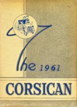 Corsicana High School 1961 yearbook cover photo