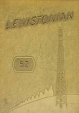 Lewiston-Porter High School 1952 yearbook cover photo