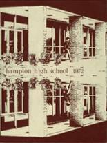 Hampton High School 1972 yearbook cover photo