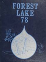 Forest Lake Christian High School 1978 yearbook cover photo