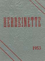 Herreid High School 1953 yearbook cover photo