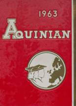 Aquinas High School 1963 yearbook cover photo