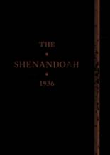 Shenandoah High School 1936 yearbook cover photo
