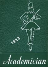 Utica Free Academy 1953 yearbook cover photo