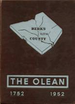 Oley Valley High School 1952 yearbook cover photo