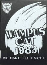 Leesville High School 1983 yearbook cover photo