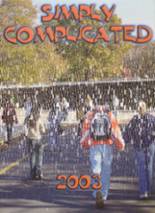 Lyman Hall High School 2003 yearbook cover photo