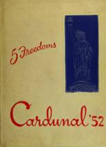 Dundee Community High School 1952 yearbook cover photo