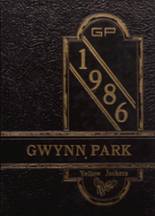 Gwynn Park High School 1986 yearbook cover photo