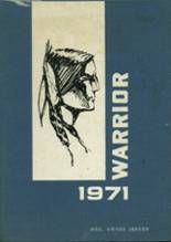 Eastern Wayne High School 1971 yearbook cover photo