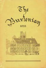1933 Burr & Burton Academy Yearbook from Manchester, Vermont cover image
