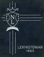 New Lexington High School 1963 yearbook cover photo