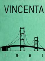 St. Vincent's High School 1961 yearbook cover photo