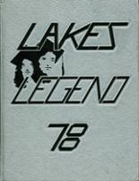 Lakes High School 1978 yearbook cover photo
