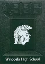 Winooski High School 1986 yearbook cover photo