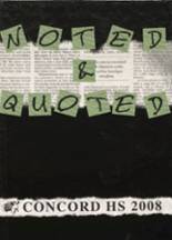 Concord High School 2008 yearbook cover photo