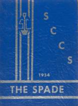 Sandy Creek High School 1954 yearbook cover photo