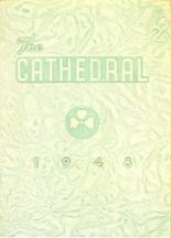 Cathedral High School 1948 yearbook cover photo