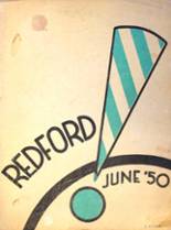 Redford High School 1950 yearbook cover photo