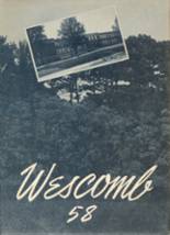 West Edgecombe High School 1958 yearbook cover photo