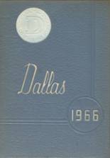 Dallas High School 1966 yearbook cover photo