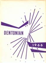 Denton High School 1966 yearbook cover photo