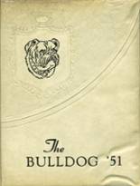 Waldron High School 1951 yearbook cover photo