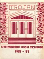 Hillsboro High School 1952 yearbook cover photo