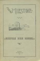 Norfolk High School 1891 yearbook cover photo