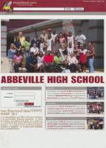 Abbeville High School 2009 yearbook cover photo