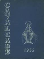 Utica Catholic Academy 1955 yearbook cover photo