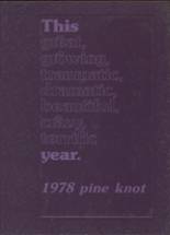 Pine Valley Central High School 1978 yearbook cover photo