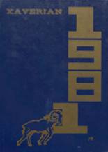 1981 St. Xavier School Yearbook from Junction city, Kansas cover image