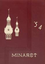 1954 East High School Yearbook from Akron, Ohio cover image