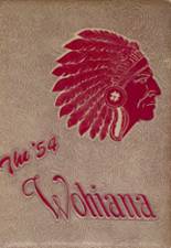 Woodville High School 1954 yearbook cover photo