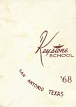 Keystone School 1968 yearbook cover photo