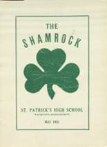 St. Patrick's High School 1953 yearbook cover photo