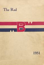 Brodhead High School 1951 yearbook cover photo
