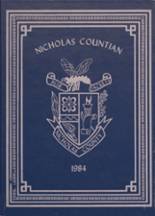 Nicholas High School 1984 yearbook cover photo